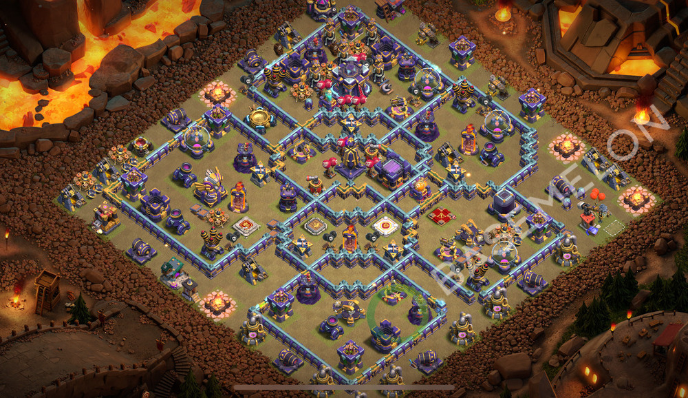 Town Hall Level 15 War Base Design 2026, Anti 3 Stars, Hybrid, Layout #3004