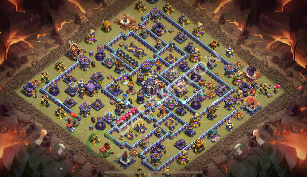 Town Hall Level 15 War Base Design 2026, Anti 2 Stars, Layout #3117