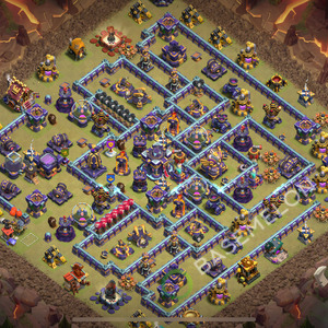 Town Hall Level 15 War Base Design 2026, Anti 2 Stars, Layout #3117