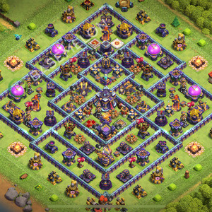 Town Hall Level 15 Trophy/Defense Base Design 2026, Legend League, Hybrid, Layout #3159
