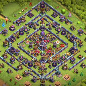 Town Hall Level 15 Farm Base Design, Anti 2 Stars, Layout #316