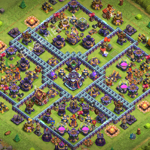 Town Hall Level 15 Trophy/Defense Base Design 2026, Hybrid, Layout #3178