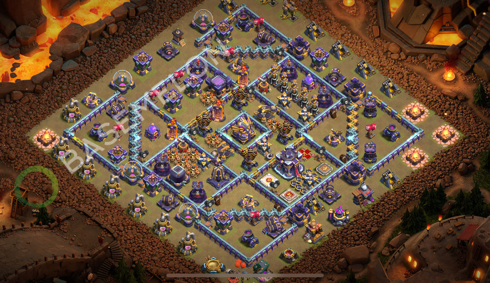 Town Hall Level 15 War Base Design 2026, Anti 3 Stars, Layout #3281