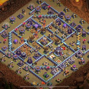Town Hall Level 15 War Base Design 2026, Anti 3 Stars, Layout #3281