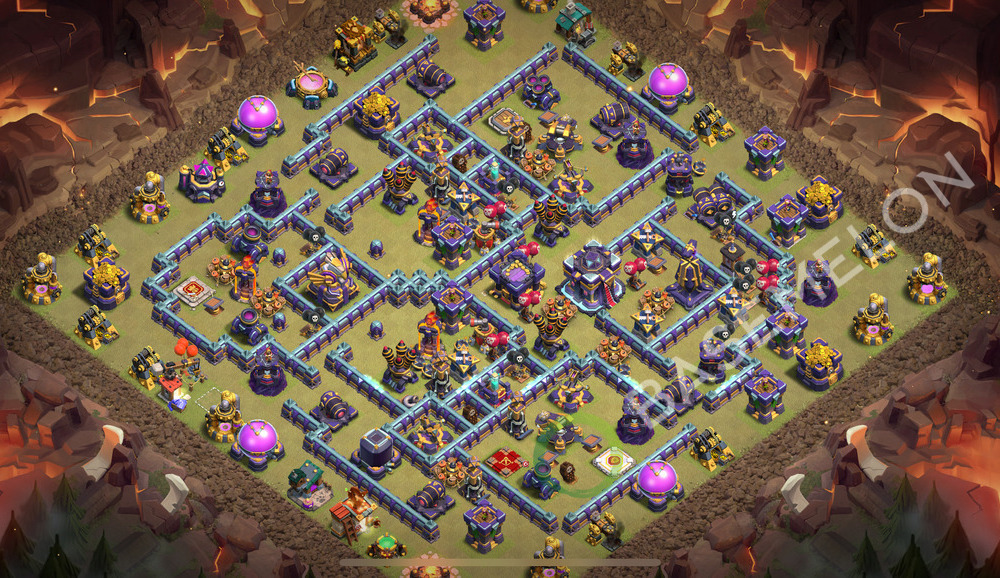 Town Hall Level 15 War Base Design 2026, Anti 3 Stars, Anti Air, Layout #3288
