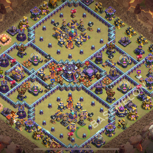Aldea del Ayuntamiento Nivel 15 para Guerra, Anti 3 Estrellas Diseño 2026, #3470