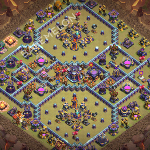 Town Hall Level 15 War Base Design 2026, Anti 3 Stars, Layout #3470