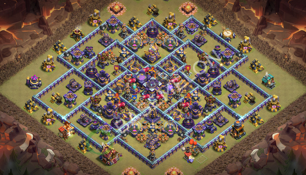 Hôtel de Ville Level 15 Guerre GDC Base  2026, Anti 3 Étoiles, Village #3509