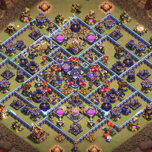 Town Hall Level 15 War Base Design 2026, Anti 3 Stars, Layout #3509