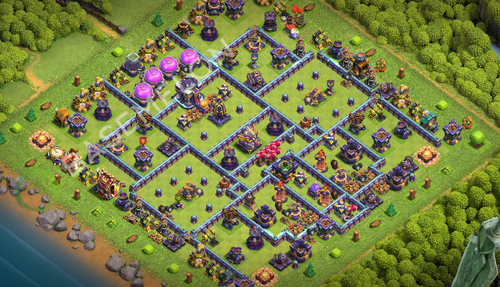 Town Hall Level 15 Trophy/Defense Base Design 2026, Max Levels, Anti 3 Stars, Layout #3539