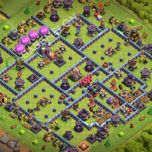 Town Hall Level 15 Trophy/Defense Base Design 2026, Max Levels, Anti 3 Stars, Layout #3539