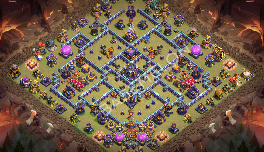 Town Hall Level 15 War Base Design 2026, Anti 2 Stars, Layout #3558