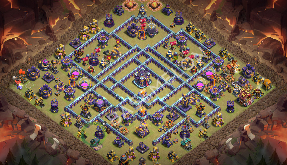 Town Hall Level 15 War Base Design 2026, Max Levels, Layout #3656