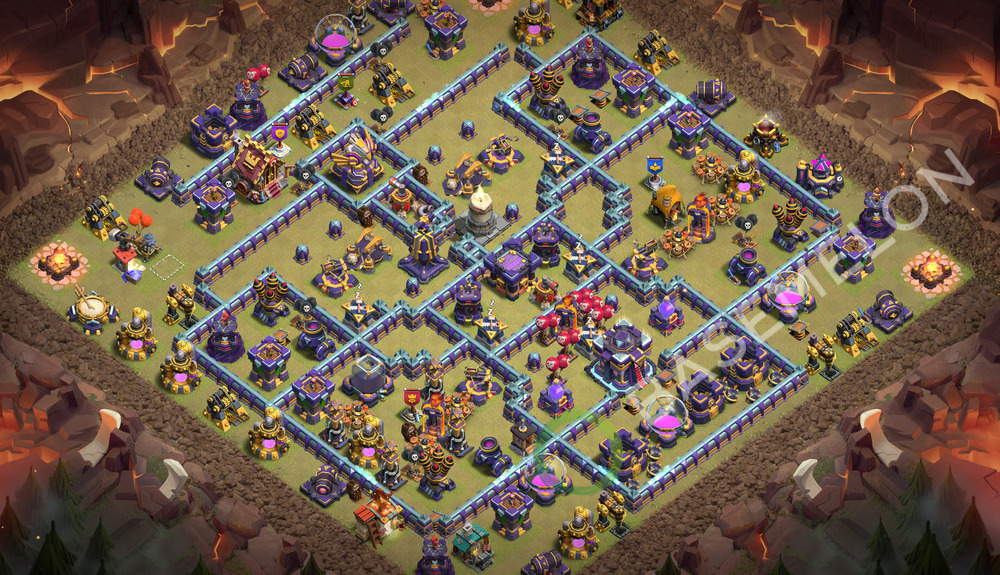 Town Hall Level 15 War Base Design 2026, Anti 3 Stars, Layout #3753
