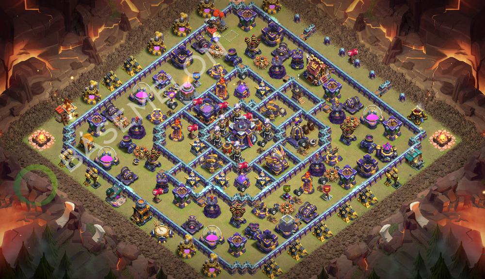 Town Hall Level 15 War Base Design 2026, Anti 2 Stars, Anti Air, Layout #3757