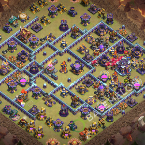 Town Hall Level 15 War Base Design 2026, Anti 3 Stars, Layout #3758