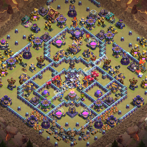 Aldea del Ayuntamiento Nivel 15 para Guerra, Anti 3 Estrellas Diseño 2026, #3759