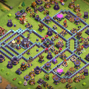 Town Hall Level 15 Trophy/Defense Base Design 2026, Anti 3 Stars, Anti Everything, Layout #3831