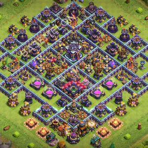 Aldea del Ayuntamiento Nivel 15 para Farming, Anti 3 Estrellas, Anti Todo Diseño 2026, #3838