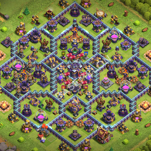 Aldea del Ayuntamiento Nivel 15 para Farming, Anti 2 Estrellas, Híbrido Diseño 2026, #3852