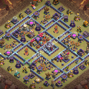 Rathaus Level 15 Krieg Base 2026, Anti 3 Sterne, Anti Air, Layout #3864