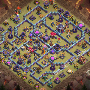 Rathaus Level 15 Krieg Base 2026, Anti 3 Sterne, Anti Air, Layout #3865