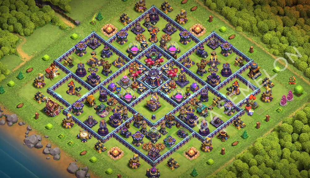 Town Hall Level 15 Farm Base Design 2026, Anti 2 Stars, Layout #3871