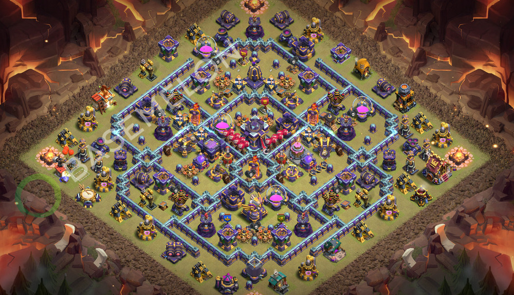 Town Hall Level 15 War Base Design 2026, Anti 3 Stars, Layout #3880