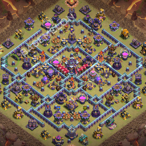 Town Hall Level 15 War Base Design 2026, Anti 3 Stars, Layout #3880