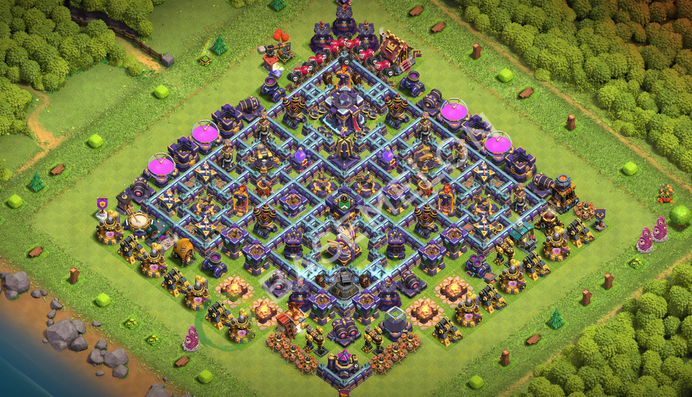 Town Hall Level 15 Farm Base Design 2026, Layout #3882