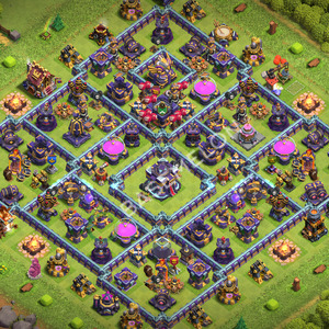 Aldea del Ayuntamiento Nivel 15 para Farming, Anti 3 Estrellas Diseño 2026, #3883