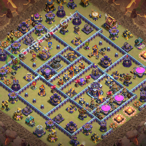 Aldea del Ayuntamiento Nivel 15 para Guerra, Anti 3 Estrellas, Anti Todo Diseño 2026, #3890