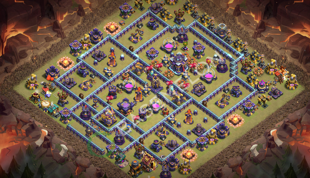 Town Hall Level 15 Trophy/Defense Base Design 2026, Max Levels, Anti Air, Layout #3935