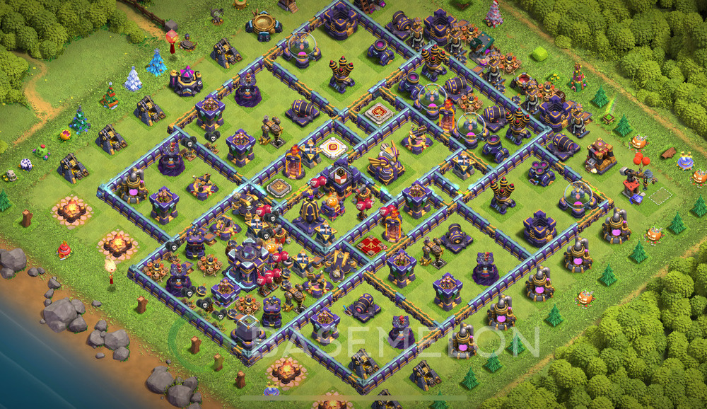 Town Hall Level 15 Trophy/Defense Base Design 2024, Anti 3 Stars, Anti Everything, Layout #498