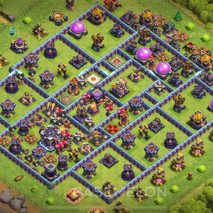 Town Hall Level 15 Trophy/Defense Base Design 2025, Anti 3 Stars, Anti Everything, Layout #498