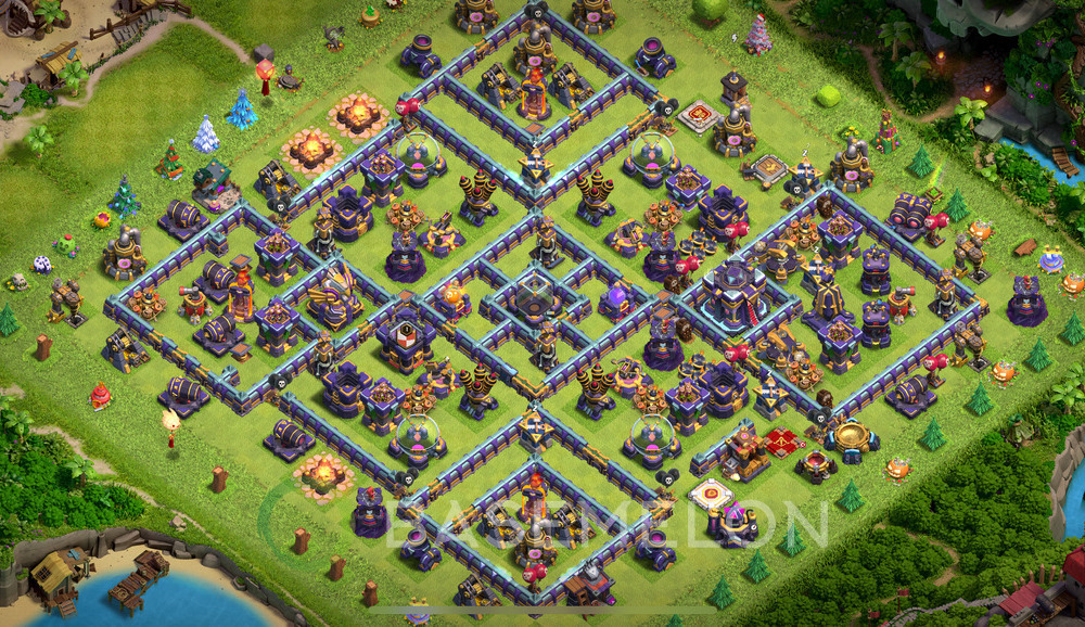 Town Hall Level 15 Farm Base Design 2024, Anti Air, Hybrid, Layout #616