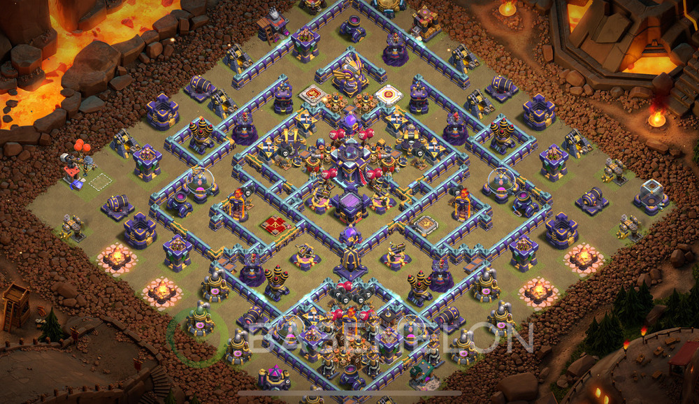 Town Hall Level 15 War Base Design 2024, Anti 2 Stars, Anti Air, Layout #626