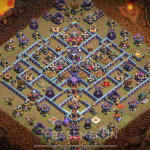 Town Hall Level 15 War Base Design, Layout #656
