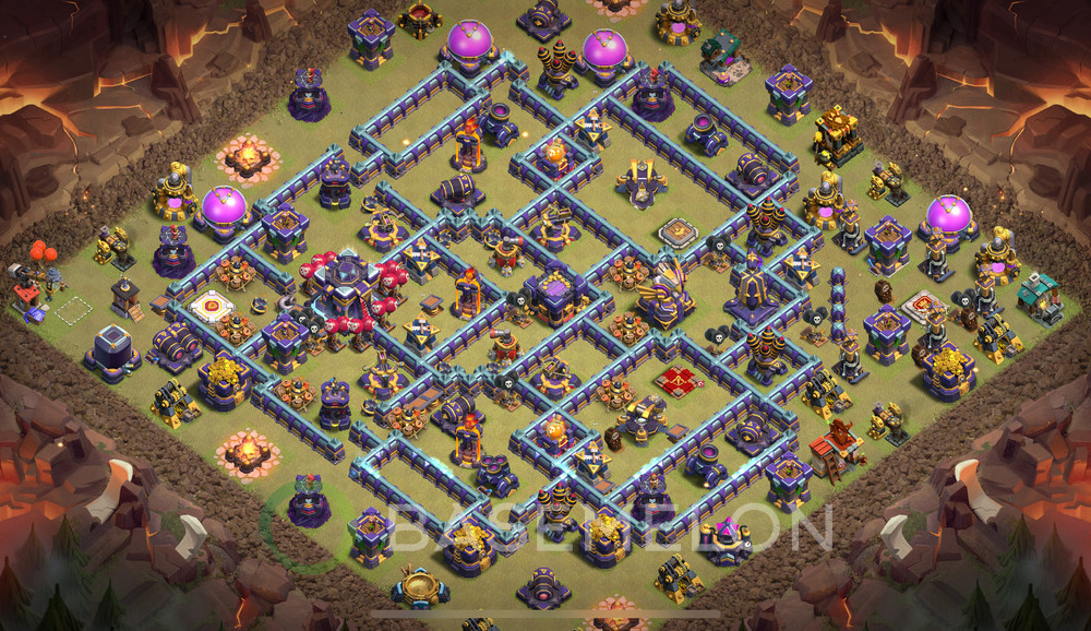 Town Hall Level 15 War Base Design 2025, Anti 3 Stars, Anti Everything, Layout #667