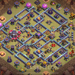 Town Hall Level 15 War Base Design 2025, Anti 3 Stars, Anti Everything, Layout #667
