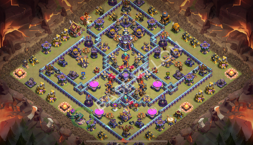 Town Hall Level 15 War Base Design 2026, Legend League, Hybrid, Layout #835