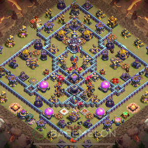 Town Hall Level 15 War Base Design 2025, Legend League, Hybrid, Layout #835