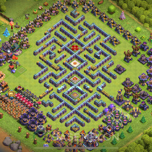 Town Hall Level 15 Progress Base Design, Layout #93