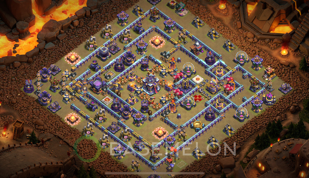 Town Hall Level 15 War Base Design 2025, Anti Everything, Layout #959