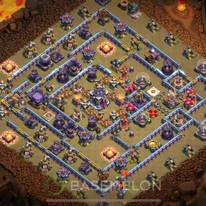 Town Hall Level 15 War Base Design 2025, Anti Everything, Layout #959