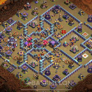 Town Hall Level 15 War Base Design, Anti 3 Stars, Anti Everything, Layout #99