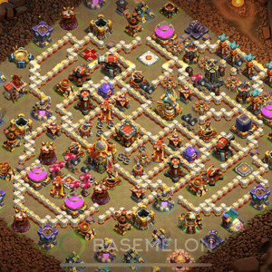 Rathaus Level 16 Krieg Base 2025, Layout #1249