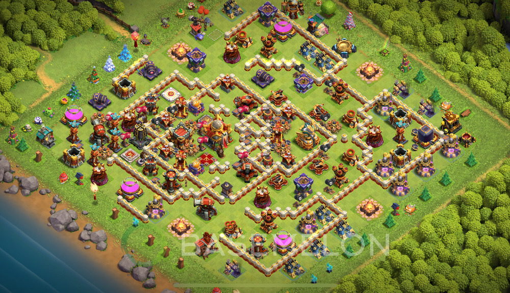 Town Hall Level 16 Trophy/Defense Base Design 2025, Legend League, Layout #1368