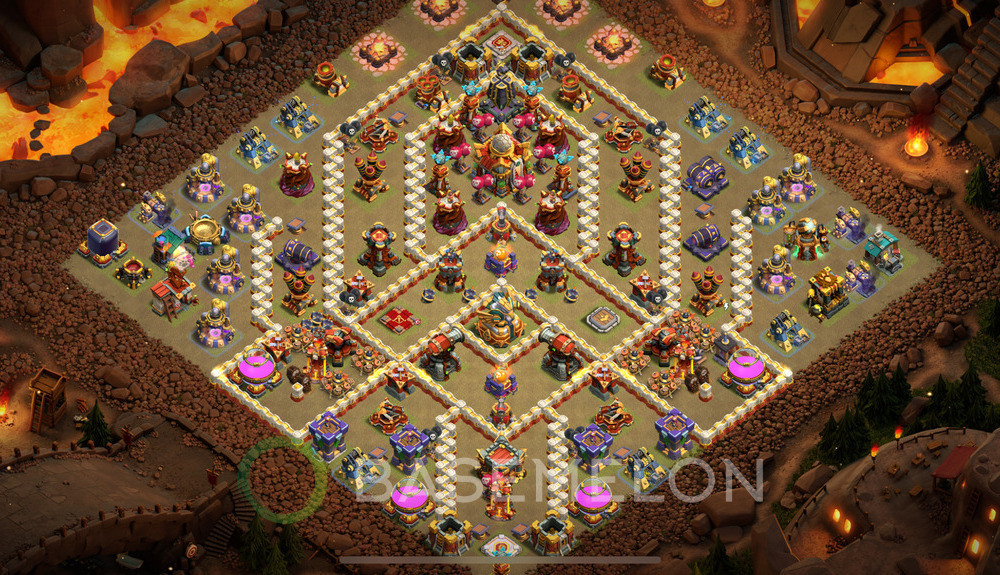 Town Hall Level 16 War Base Design 2025, Layout #1515