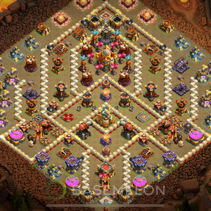 Rathaus Level 16 Krieg Base 2025, Layout #1515